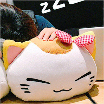 日本瞌睡猫睡眠猫公仔猫毛绒玩偶