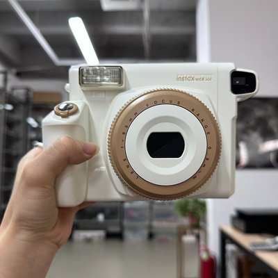 Fujifilm富士INSTAX Wide 300拍立得一次成像宽幅傻瓜相机奶糖色