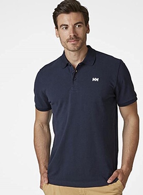 Helly Hansen海丽汉森HH男士短袖POLO衫夏季户外运动T恤航海风格