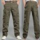 裤 男多口袋春季 宽松直筒户外运动休闲长裤 工装 迷彩保安工作裤 子潮