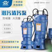 大元 220V单相化粪池无堵塞2寸 污水泵潜水泵家用排污泵泥浆泵380