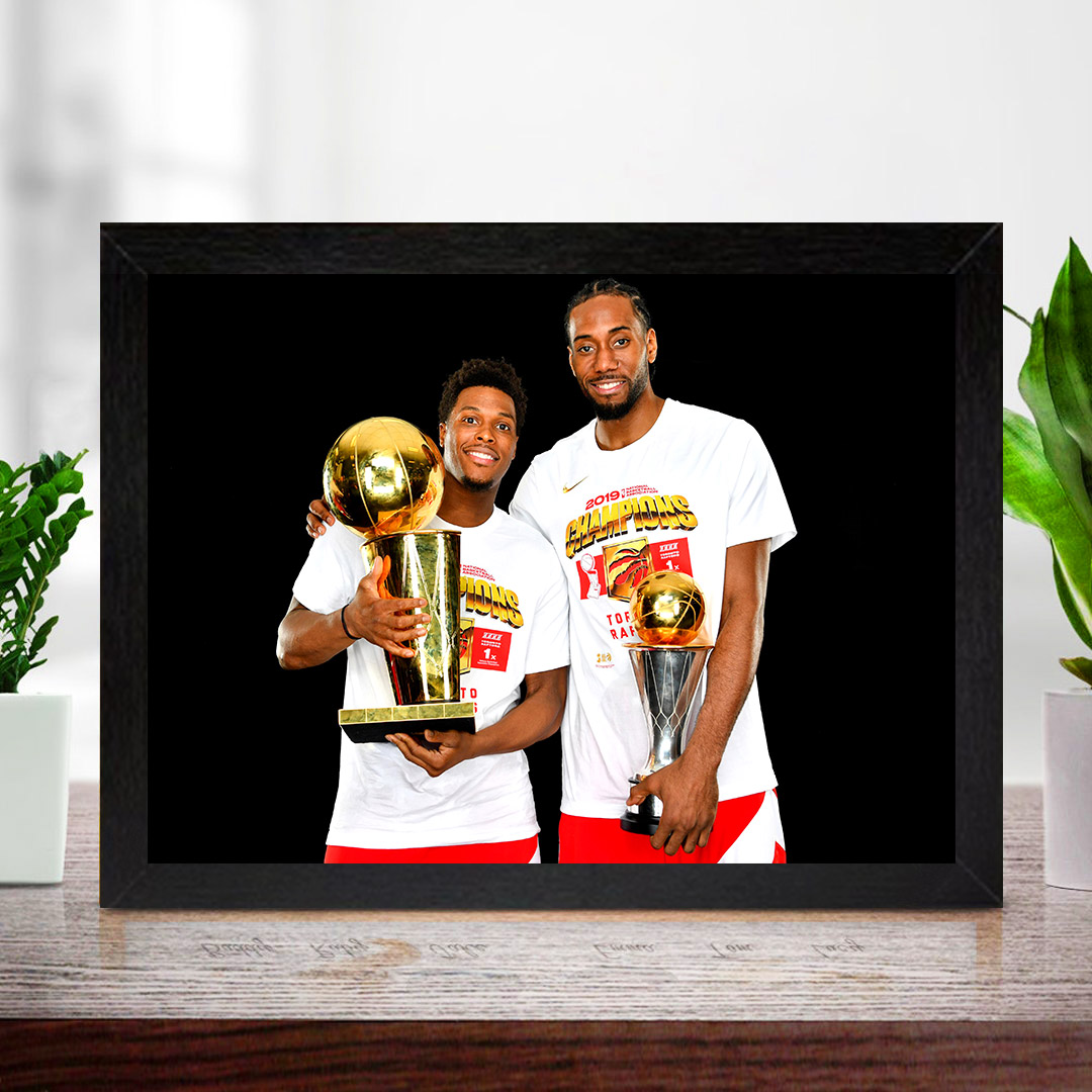 洛瑞海报nba篮球星周边相框摆台卧室房间有框装饰画宿舍画框挂墙