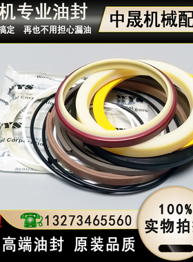 挖掘机日立ZAXIS200小臂中臂大臂铲斗动臂油缸油封进口修理包