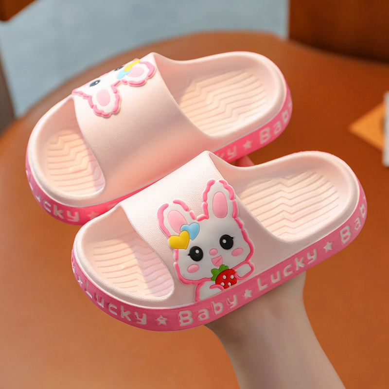 儿童卡通拖鞋夏女童男童防滑柔软中小童室内居家小孩宝宝凉拖鞋