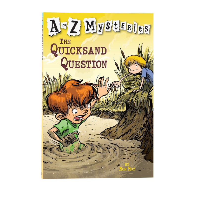 进口英文原版 A to Z Mysteries#17 The Quicksand Question 神秘案件 #17 流沙之谜 少儿阅读故事书 中小学课外英语读物小说