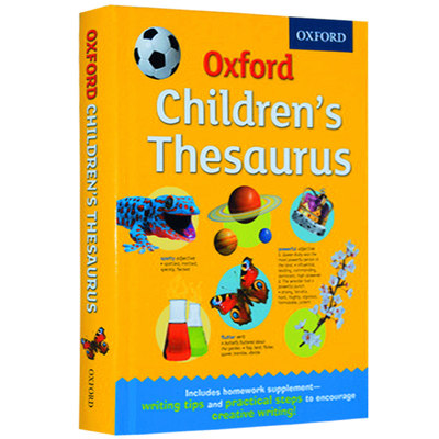 进口英文原版 Oxford Children's Thesaurus 牛津小学近义反义词图解字典 儿童词库 英英字词典写作工具书 小学课外英语学习教辅
