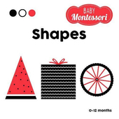 Shapes. 蒙台梭利婴儿 Baby 进口英文原版 Montessori 形状 儿童英语启蒙认知绘本 纸板书