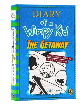 英文原版 Diary of a Wimpy Kid #12: The Getaway小屁孩哭包日记12 逃跑去度假 儿童图画故事书 英语漫画课外阅读儿童文学
