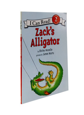 进口英文原版 I Can Read, Level 2 Zack’s Alligator 扎克的鳄鱼 扎克和他的鳄鱼布里吉特的有趣故事 推荐第四阶段