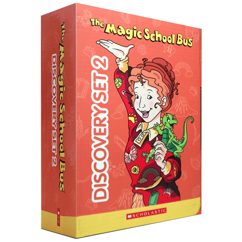 现货 英文原版进口图书 神奇校车 桥梁书版 2 Magic School Bus Discovery Set 2 (with audio CD)3-6周岁儿童作者乔安娜.柯尔