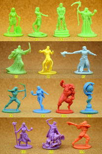 魔法门竞技场桌游模型 魔幻人物 战棋跑团英雄人物法师术士魔法师