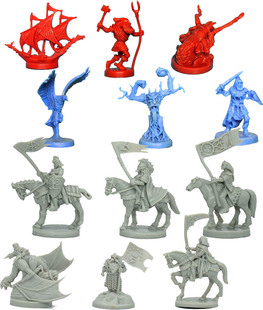 龙与地下城DND 魔戒圣战扩展 五军之战 跑团桌游战棋棋子模型