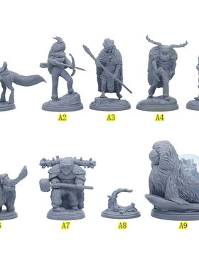 Y2 卡通动漫魔幻桌游模型 动物 猎手