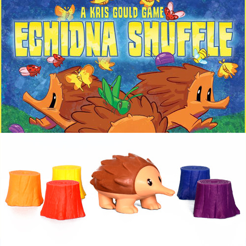 桌游模型 战棋跑团 针鼹鼠 卡通小刺猬Echidna Shuffle