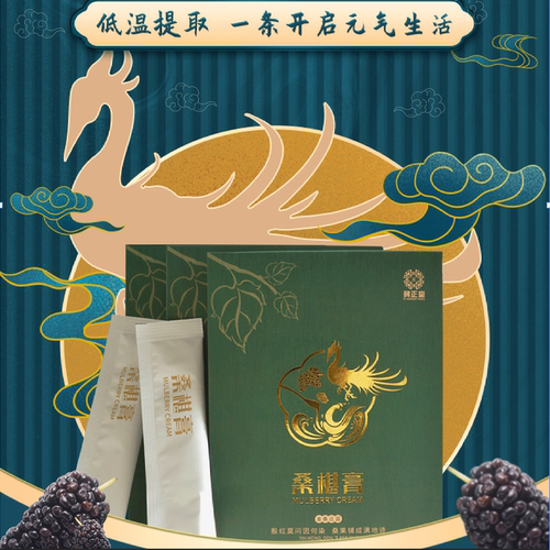 金桑庄园彝正堂大凉山宁南桑葚膏桑椹干提取桑葚浓缩桑椹酵素 - 封面