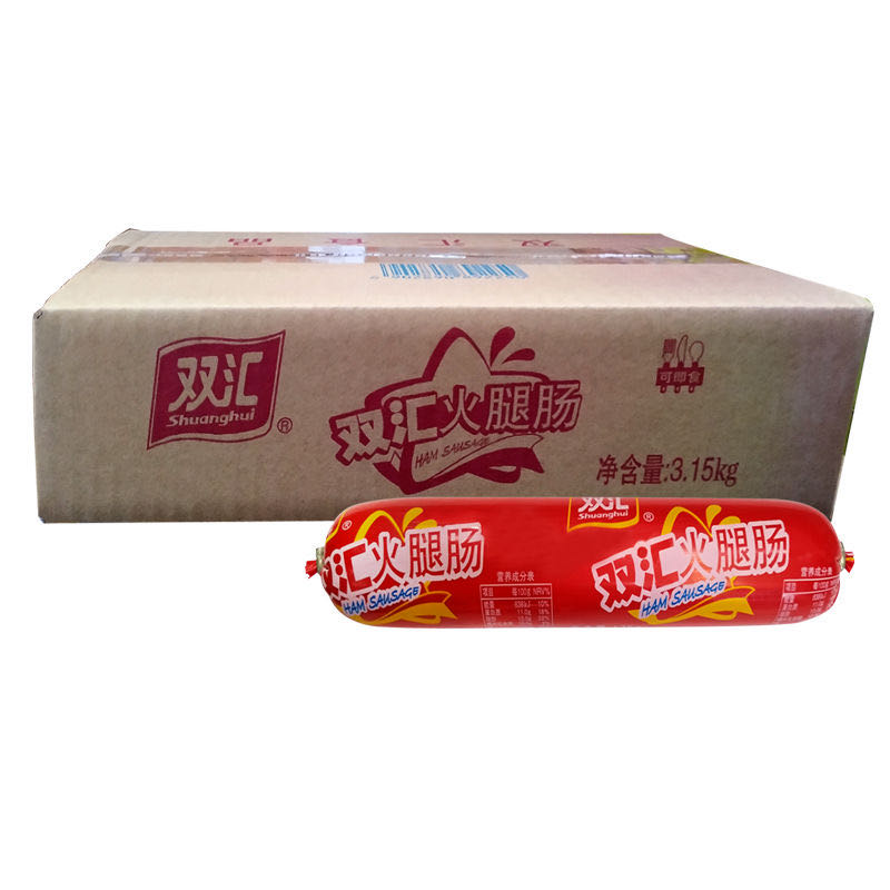 整箱批泡面拍档点心双汇火腿肠