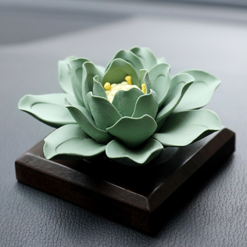 绿色莲花香膏高档香氛进口除味