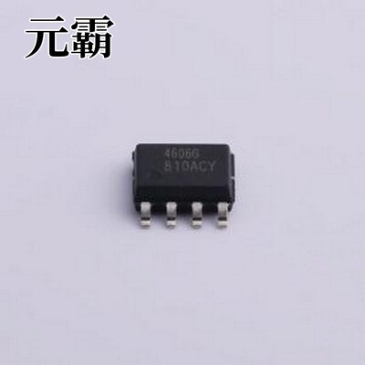 HSM4606 场效应管(MOSFET) 1个N沟道+1个P沟道 耐压:30V 电流:6A