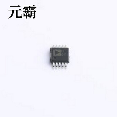 AD5322ARMZ 数模转换芯片DAC 2.5 V至5.5 V、230 uA、双通道、轨