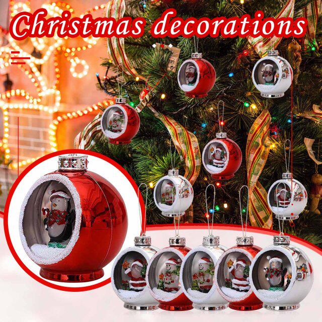 christmas gift colorful bright lights christmas ball christm