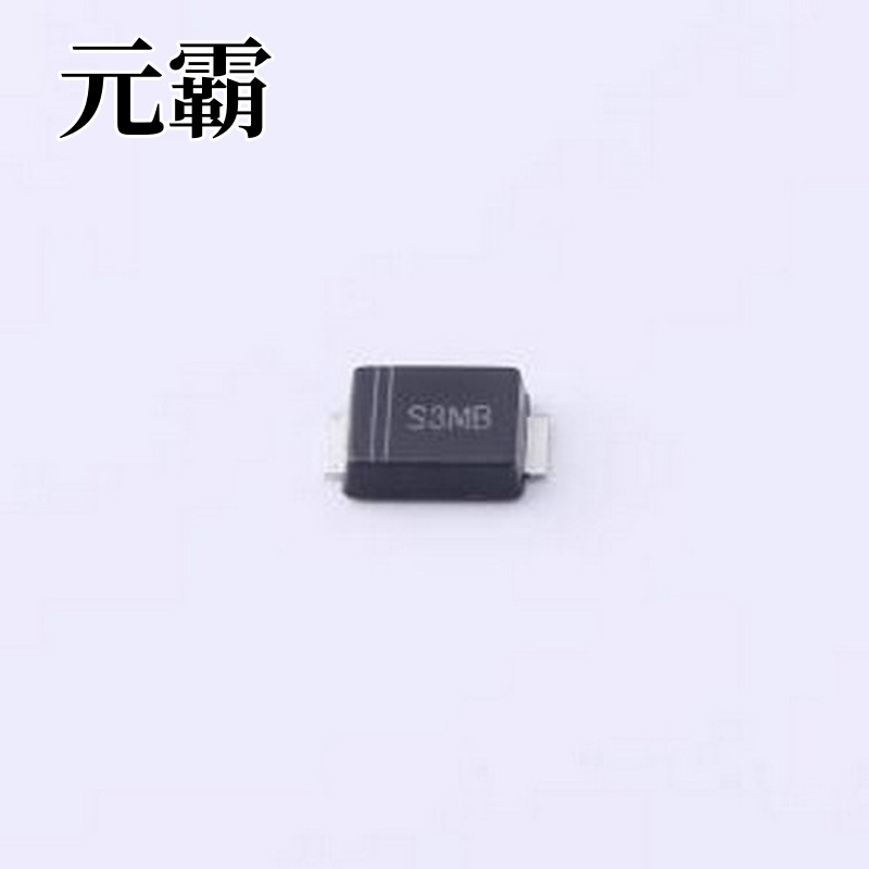 S3MBF 通用二极管 电压:1kV 电流:3A SMBF