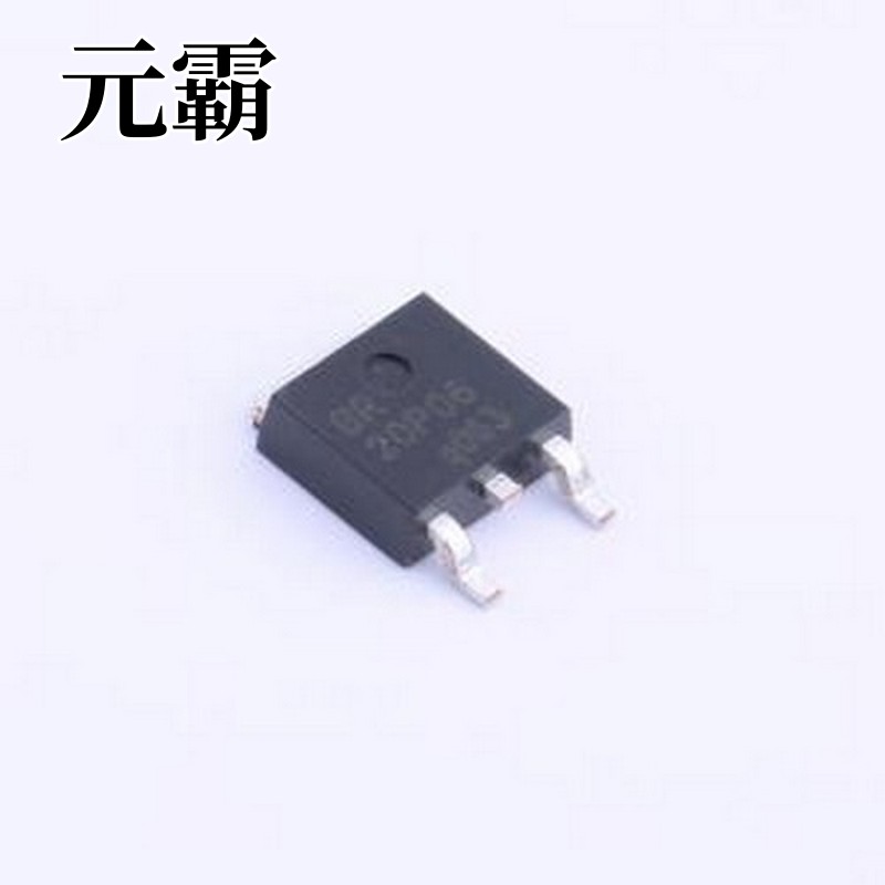BRCS20P06DP 场效应管(MOSFET) 1个P沟道 耐压:60V 电流:20A 停产