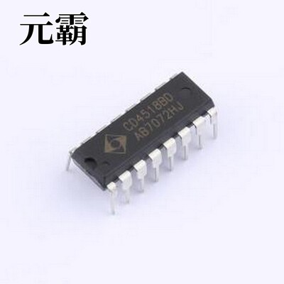 CD4518BD 计数器/分频器 BCD计数器 DIP-16