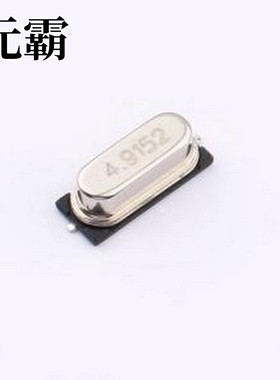 SCBYS04X91520ELRN 无源晶振 4.9152MHz±20ppm20pf HC-49S-SMD