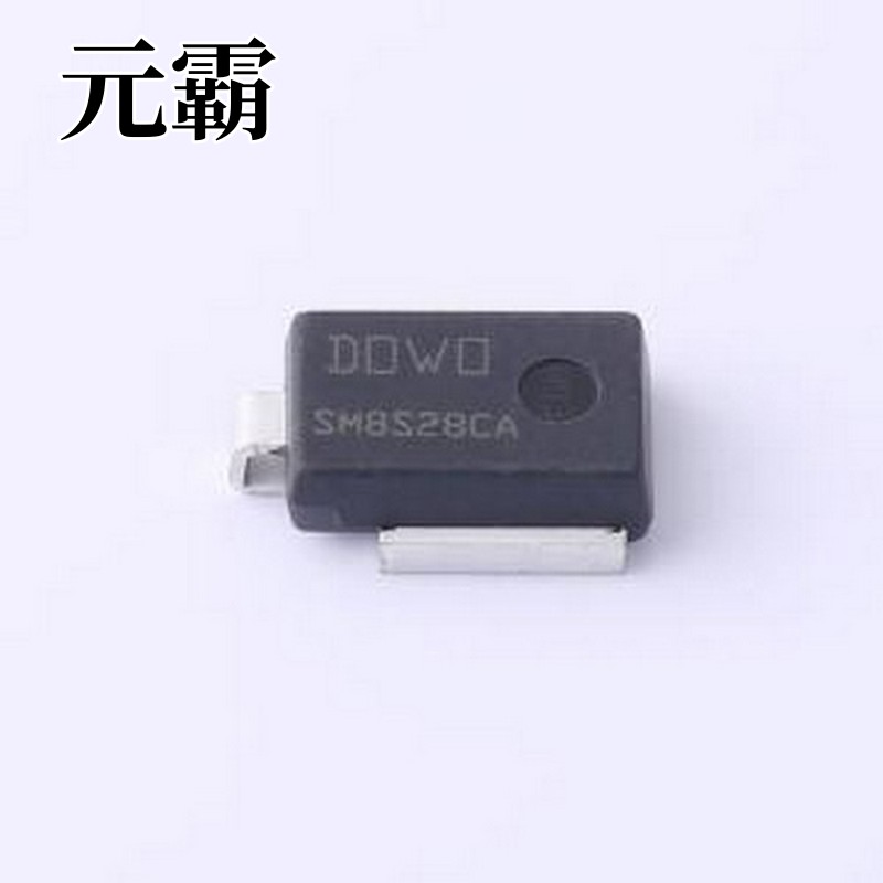 SM8S28CA 静电和浪涌保护(TVS/ESD) 双向TVS 28V截止 145A峰值脉