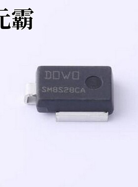 SM8S28CA 静电和浪涌保护(TVS/ESD) 双向TVS 28V截止 145A峰值脉