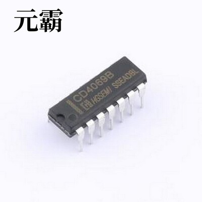 CD4069BE 反相器 CMOS 六个反相器 停产 DIP-14