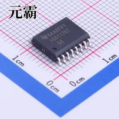 ISO1176TDWR SOIC-16-300mil 隔离式RS485/422收发器