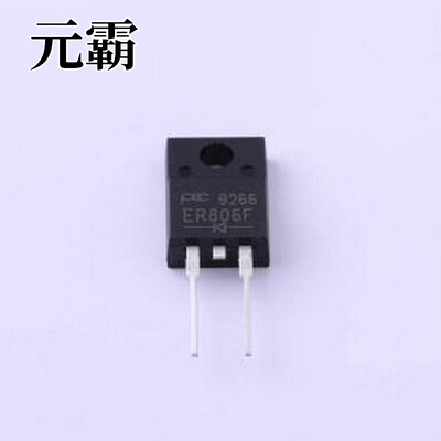 ER806F_T0_00001 快恢复/高效率二极管 ER806F ITO-220AC