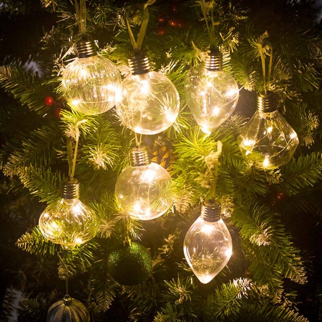 christmas tree hanging bulb home party wedding decoration si