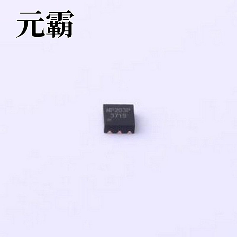 HSCB20D03 场效应管(MOSFET) 2个P沟道 耐压:20V 电流:3A DFN-6-E