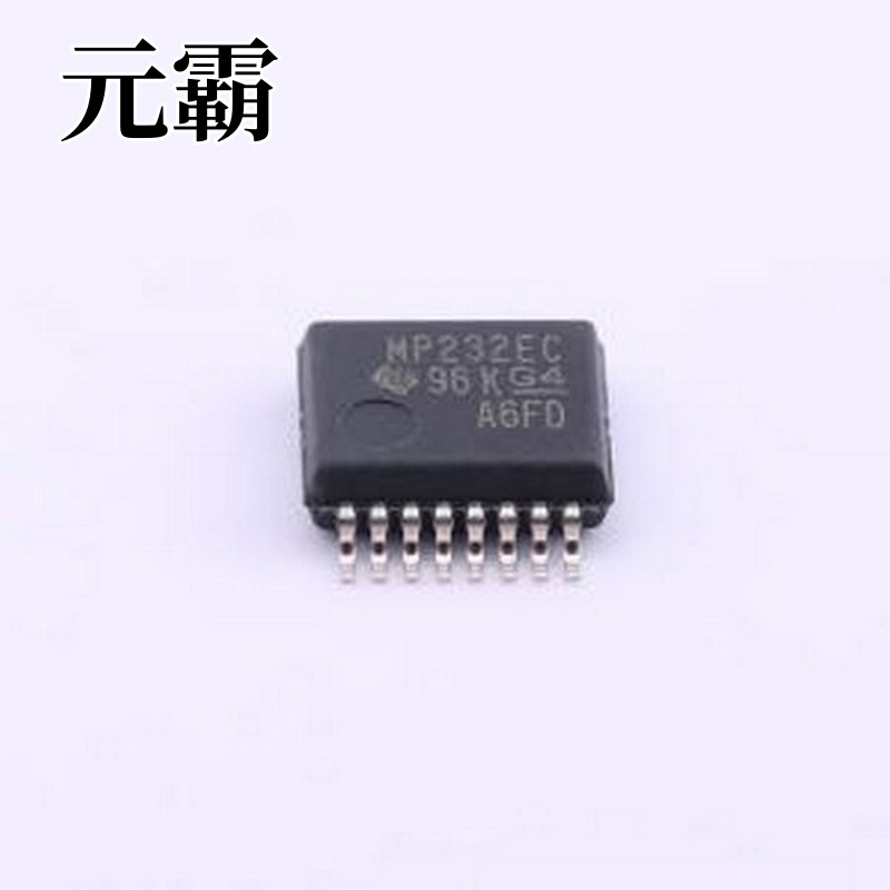MAX3232ECDBR RS232芯片 MAX3232E 3.3V至5.5V多通道RS-232线路驱
