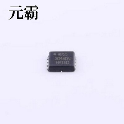 WSD3045DN 场效应管(MOSFET) 1个N沟道+1个P沟道 耐压:30V DFN-8(