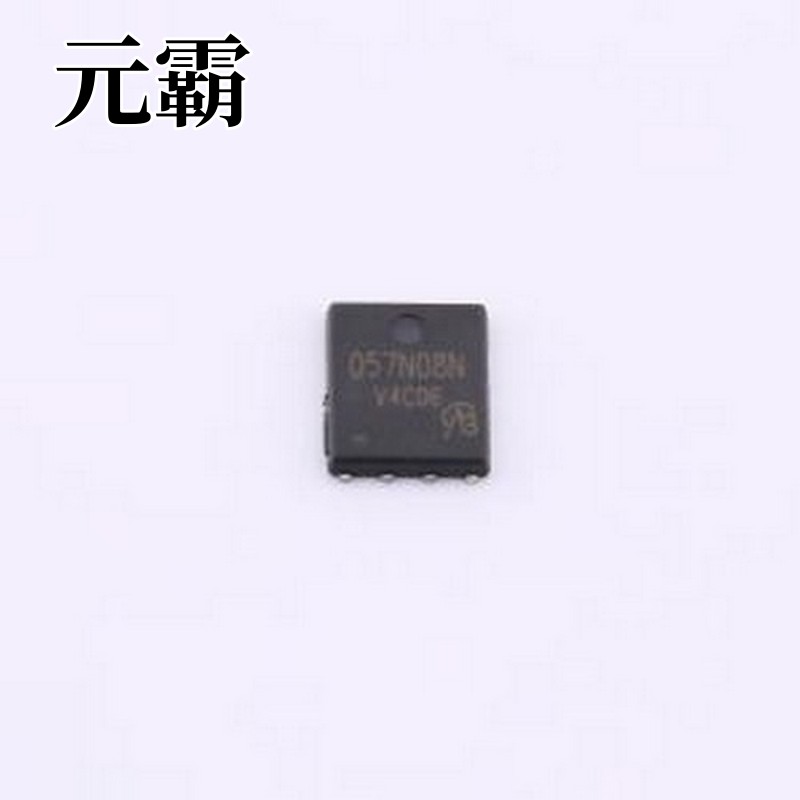 057N08NS3-VB 场效应管(MOSFET) 1个N沟道 耐压:80V 电流:60A DFN