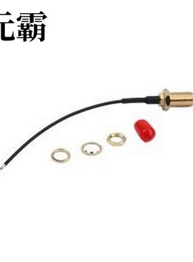 KH-122-137SMA-100 射频连接线 1.37mm黑色同轴线，SMA母头母针，