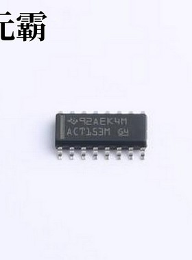 CD74ACT153M96 信号开关/编解码器/多路复用器 CD74ACT153M96 SOI