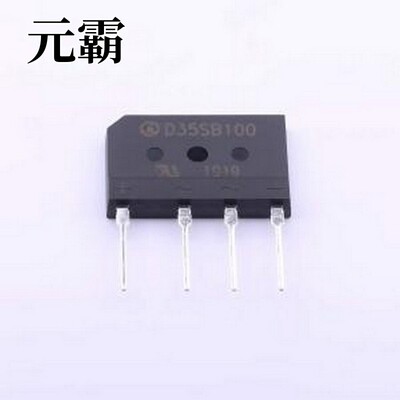 D35SB100 整流桥 电压:1kV 电流:35A SIP-4P