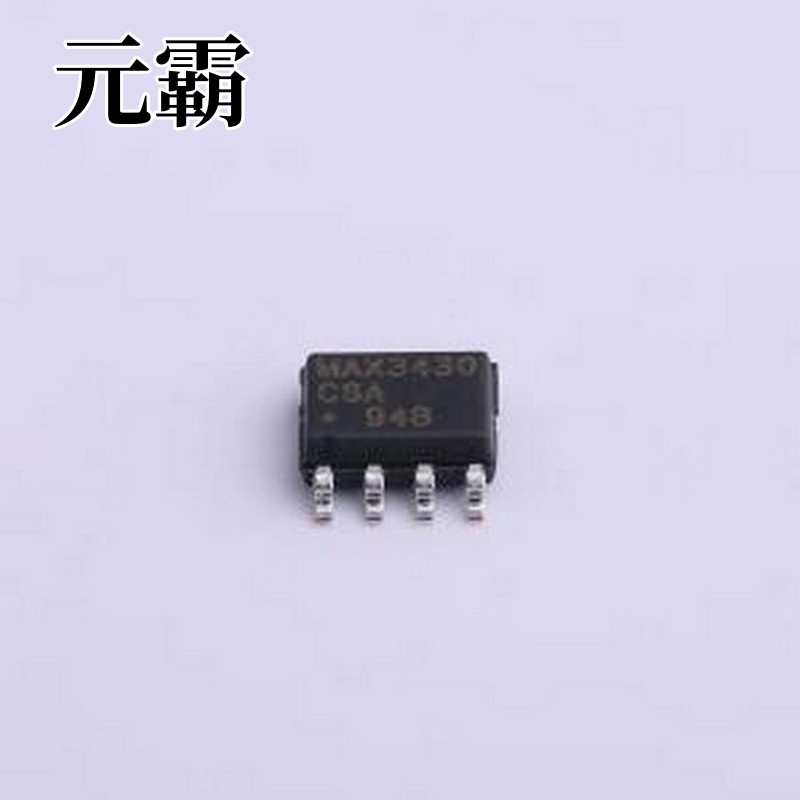 MAX3430CSA+T RS-485/RS-422芯片 ±80V故障保护，失效安全，1/4