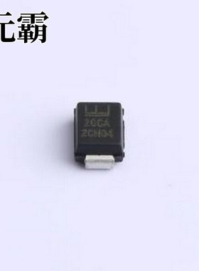 TPSMB20CA 静电和浪涌保护(TVS/ESD) 双向TVS 17.1V截止 22A峰值