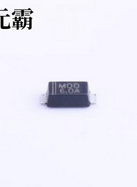 SMF6.0A 静电和浪涌保护(TVS/ESD) TVS 6V截止 19.42A峰值脉冲 SO