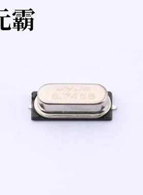 S1T67458ZWLAC 无源晶振 6.7458MHz ±20ppm 20pF HC-49S-SMD