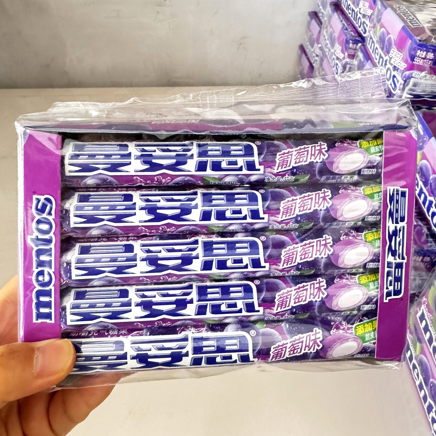 曼妥思校园零食条糖整盒