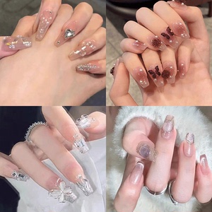 穿戴甲春款高级感穿戴甲手工2024年新款穿戴甲成品可定制穿戴甲