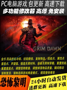 暗黑GD恐怖黎明PC电脑游戏中文高爆率大背包仓库修改器MOD时装版