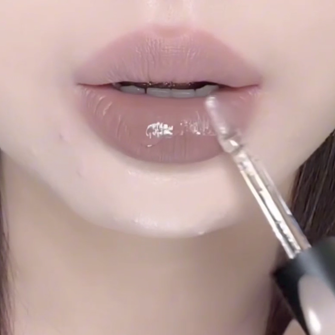 淡颜冷淡风厌世感！荔萌双头唇釉slp01水泥灰棕色不沾杯口红口灰