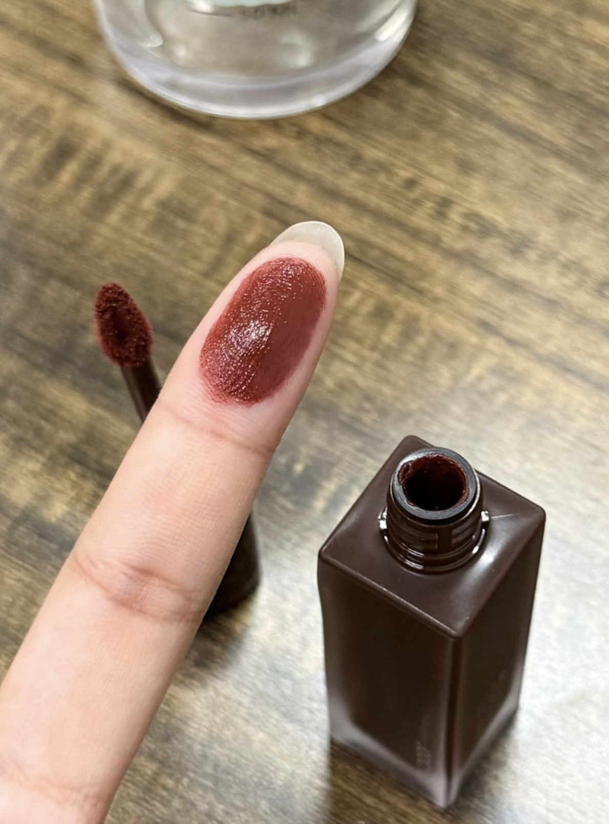 人生口棕！酵色棉花糖唇釉98热可可美拉德巧克力色焦糖红棕色口红